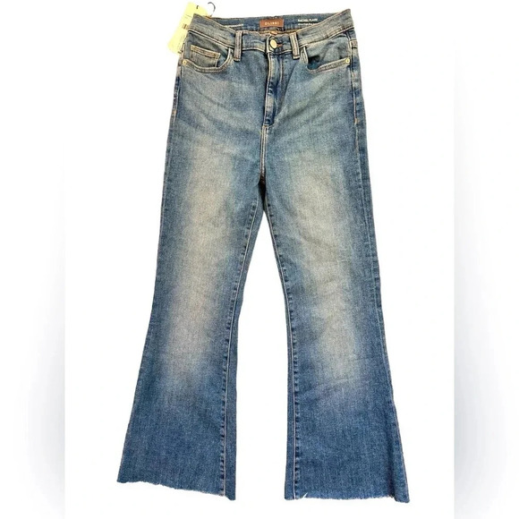 DL1961 NWT Rachel Flare ultra high rise frayed hem - Picture 2 of 4